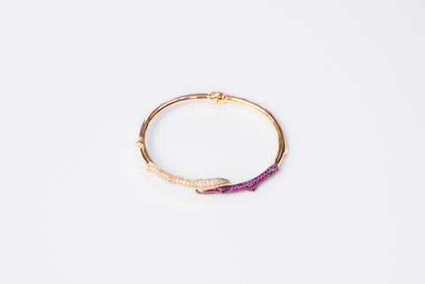 Crimson Radiance Bangle