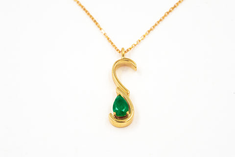 Amore Emerald Gold Pendant