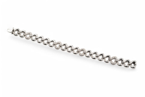 18 Kt white gold Bracelet with diamonds