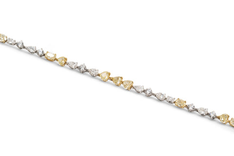 18 Kt white gold Bracelet with diamonds