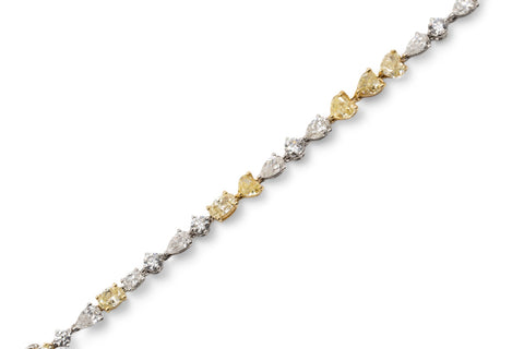 18 Kt white gold Bracelet with diamonds