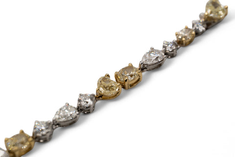 18 Kt white gold Bracelet with diamonds