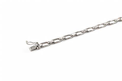 18 Kt white gold Bracelet with diamonds