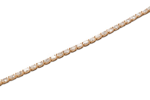 18 Kt rose gold Bracelet with diamonds
