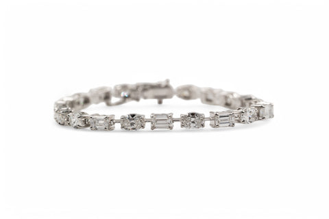 18 kt white gold lab grown diamonds