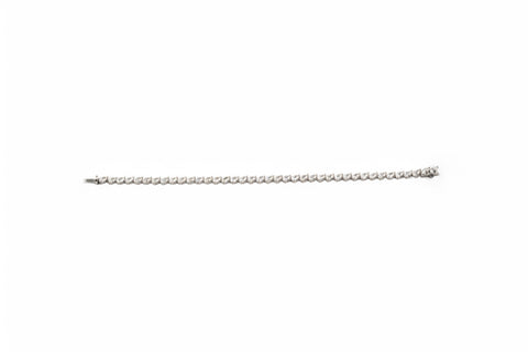 18 kt white gold bracelet with diamonds