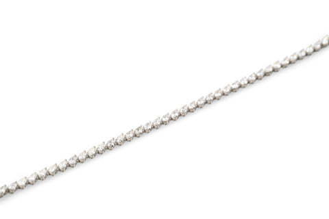 18 kt white gold bracelet with diamonds