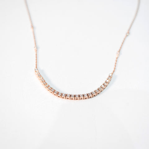 A Diamond Smile Necklace