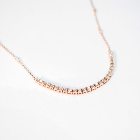 A Diamond Smile Necklace