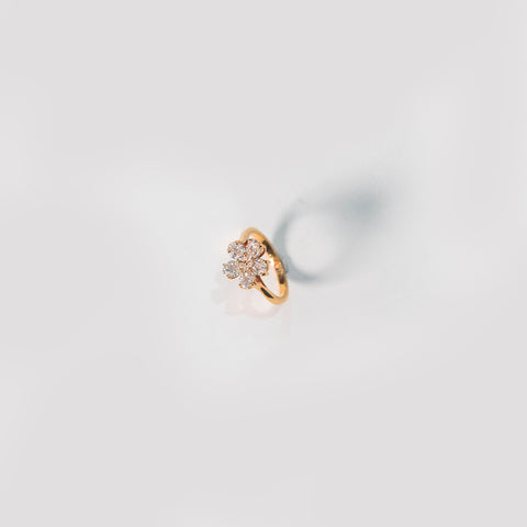 Little Flower Diamond Ring