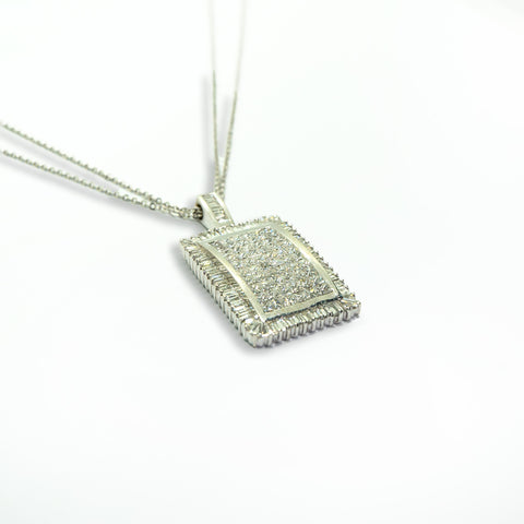 Framed in Diamonds Necklace - Shami Jewelry