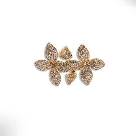 Floral Diamonds Ring - Shami Jewelry