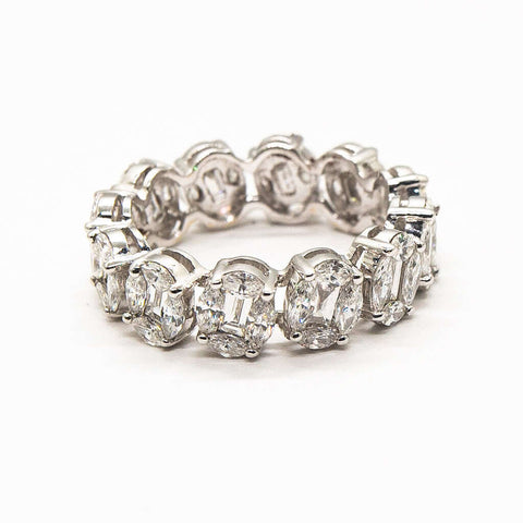 360° White Diamond Ring - Shami Jewelry