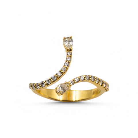 Yellow Gold Ring with Diamond