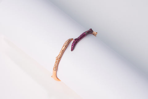 Crimson Radiance Bangle