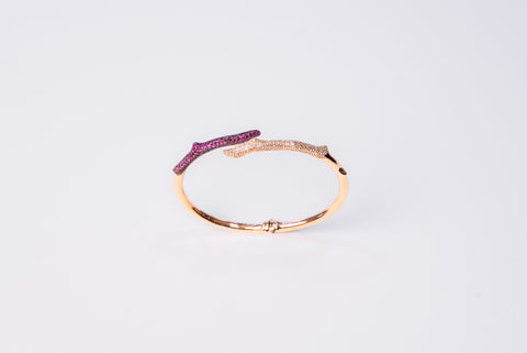Crimson Radiance Bangle