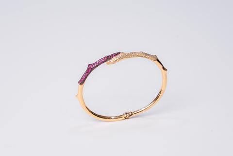 Crimson Radiance Bangle