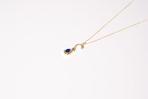 Amore Sapphire Gold Pendant