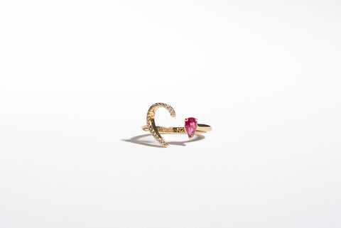 Amore Ruby Diamond Ring