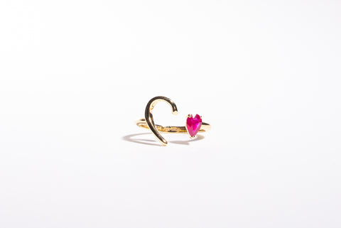 Amore Ruby Gold Ring