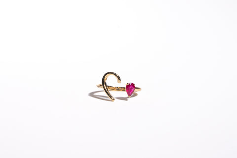 Amore Ruby Gold Ring