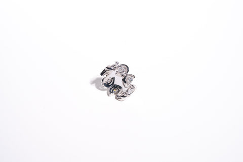 Amore Diamond Heart-line Ring