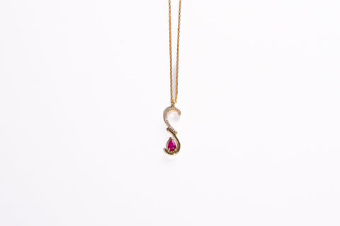 Amore Ruby Diamond Pendant