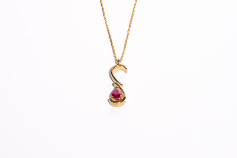Amore Ruby Gold Pendant