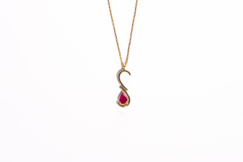 Amore Ruby Gold Pendant