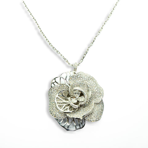 Petals Diamond Necklace - Shami Jewelry