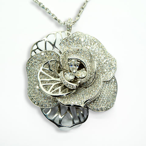 Petals Diamond Necklace - Shami Jewelry