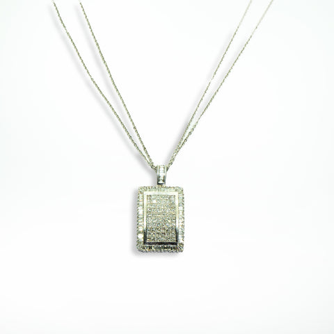 Framed in Diamonds Necklace - Shami Jewelry
