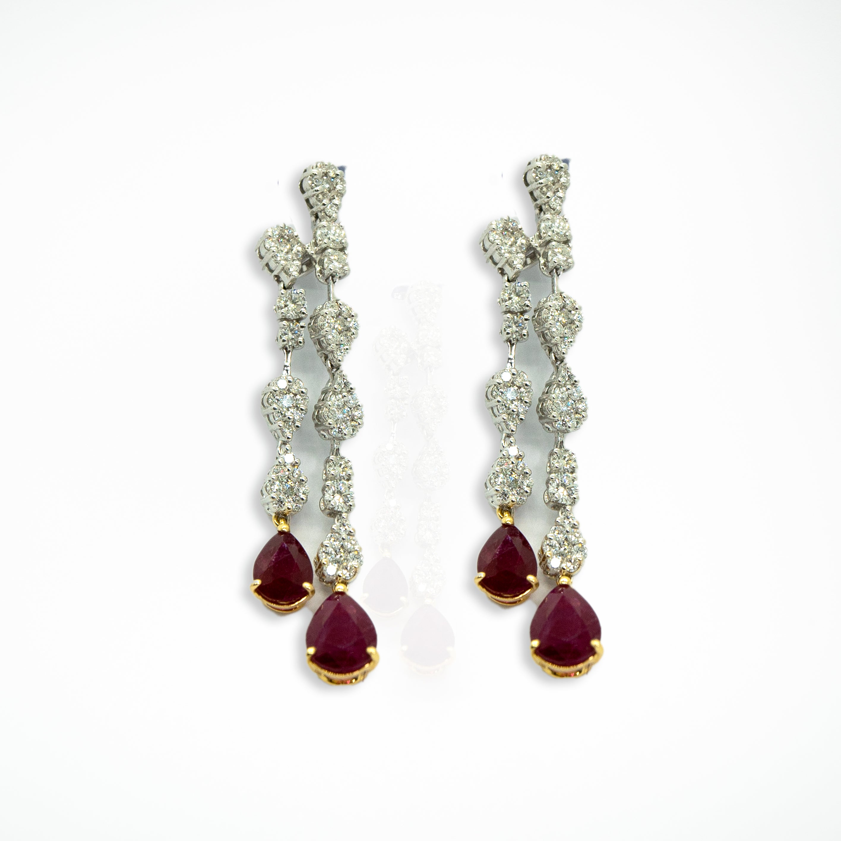 Diamond Ruby Drop Earrings – ratnalijewels