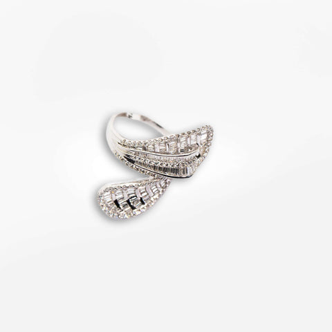 Crossover Diamond Ring - Shami Jewelry