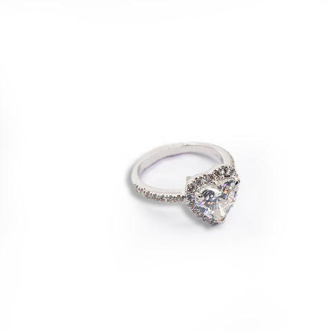 The Diamond Heart Ring - Shami Jewelry