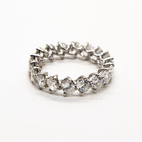 Round Band White Diamond Ring - Shami Jewelry