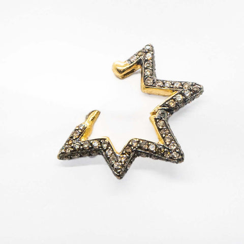 Brown Diamond Star Earrings - Shami Jewelry