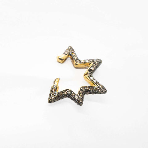Brown Diamond Star Earrings - Shami Jewelry